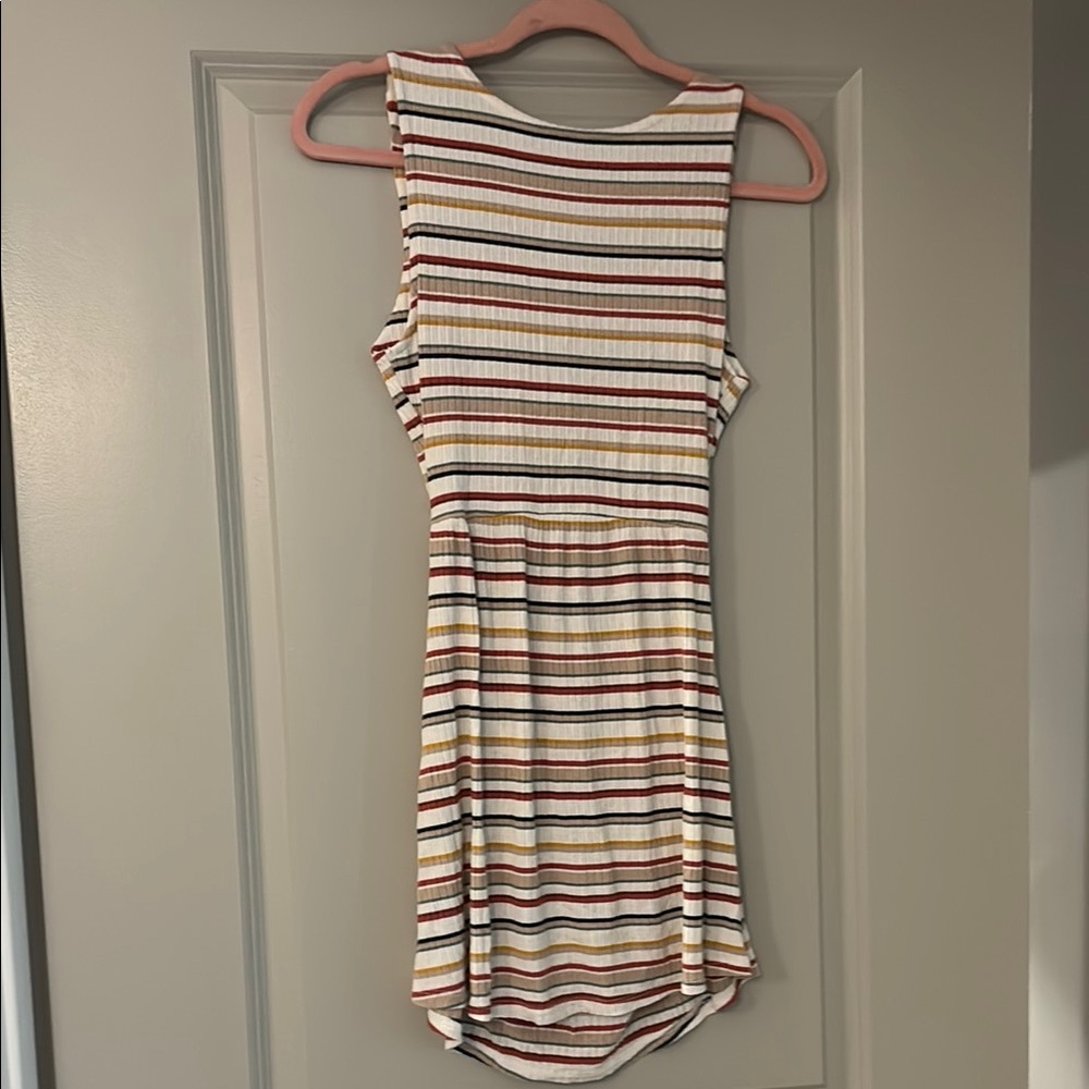Striped Sleeveless Dress